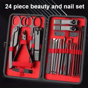 24-Piece Nail Clipper Tool Set