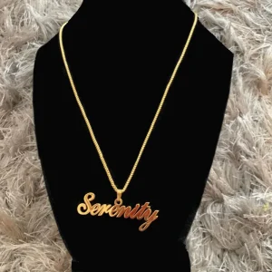 Custom Cursive Name Pendant Necklace