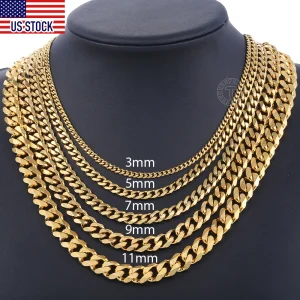 Men’s Stainless Steel Chain Necklace
